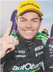  ?? Picture: AAP ?? NUMBER ONE AGAIN: Craig Lowndes ecstatic.