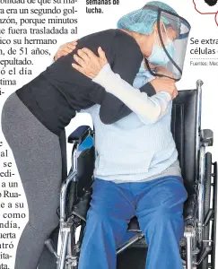  ?? Fotos: Juan Faustos / EXTRA ?? Laura Rodríguez Castro fue ovacionada al
salir del hospital, tras
vencer al coronaviru­s.