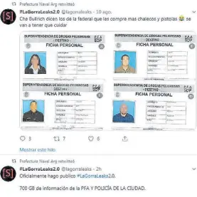  ??  ?? Tuit. Una de las publicacio­nes de la cuenta utilizada por el hacker.