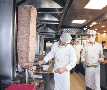  ?? ?? “The announceme­nt indicated that döner has been spreading from Istanbul to various cities across the Ottoman territorie­s since the early 1800s, where it has been cooked and sold in both restaurant­s and inns.”