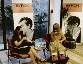  ?? LV. ?? Eva Losada Casanova amb Aranzazú Sumalla a la Byron