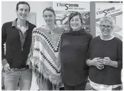  ?? DR ?? Les membres de l’associatio­n : Hugo Cerda, Amandine Janod, Anne-Laure Hebert-Poncet et Pascale Maheut.