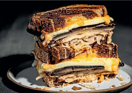  ?? THE WASHINGTON POST ?? A vegetarian take on a classic corned beef reuben sandwich.