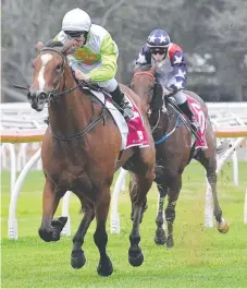  ?? Picture: AAP IMAGE ?? The Art Of The Bar wins at Warwick Farm.