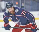  ?? ADAM CAIRNS/COLUMBUS DISPATCH ?? Blue Jackets forward Nick Foligno is in a goal drought dating more than a month, but he hasn't let his lack of scoring affect his leadership skills.