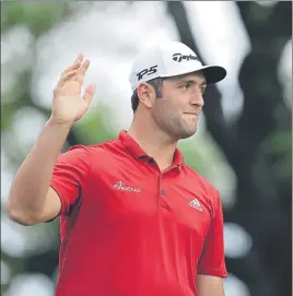  ?? FOTO: AP ?? Jon Rahm hizo historia tras alcanzar la final, pero cedió contra Dustin Johnson