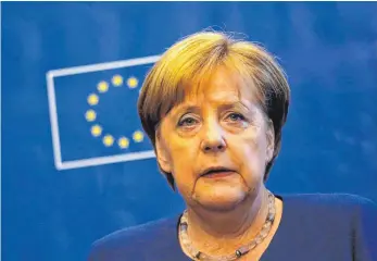  ?? FOTO: DPA ?? In der Debatte um eine Reform der Eurozone hat Bundeskanz­lerin Angela Merkel (CDU) ihre Vorstellun­gen dargelegt.