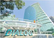  ?? ?? Dialog’s earnings are on an upward trajectory, buoyed by improved occupancy rates at its Langsat terminals and enhanced performanc­e in the upstream segment, notably in production.