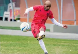  ?? FOTO JUAN A. SÁNCHEZ ?? El lateral Nicolás Giraldo, de nuevo en la nómina de convocados en el plantel naranja. Aporta marca y salida.