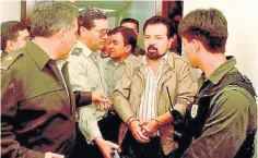  ?? ?? Clockwise from above: Cali kingpin Gilberto Rodriguez Orejuela’s arrest in 1995; Carlos Arturo Sanchez-coronado with daughter Sara Sanchez; Fresia Calderon and Sara