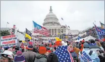  ?? Jose Luis Magana The Associated Press ?? Supporters of President Donald Trump rally Wednesday, when the U.S. Capitol was invaded for the first time since the War of 1812.