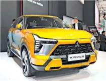 ?? ?? The Mitsubishi Xforce SUV, which debuted globally in Indonesia last year, will enter the Philippine market this June.