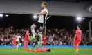  ?? James Fearn/PPAUK/ Shuttersto­ck ?? Andreas Pereira celebrates after scoring for Fulham at home to Brighton this season. Photograph: