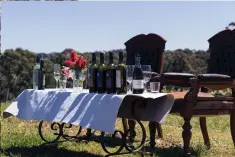  ??  ?? CLOCKWISE FROM TOP: Wine tasting al fresco at Primo Estate; Primo is known for its JOSEPH labels; Coastal aspects at the Star of Greece; Vines in McLaren Vale are set against a backdrop of the sparkling Fleurieu coast; A visit to Bekkers is not your...