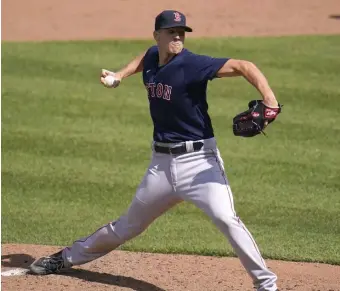  ?? Ap ?? GOING DEEP: Nick Pivetta threw the most pitches of any Red Sox starter in a game so far this season in six innings against the Orioles.