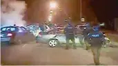  ?? | COPA ?? An image taken from police dashcam video after Dwane Rowlett was shot by a Chicago Police officer Jan. 1 on the Far South Side.