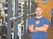  ?? Cherokee Tribune - Alex Resnak ?? After spending the last year at the University of Montana, former Berry standout Tyler Bertolini is back in the South as the strength and conditioni­ng coach at Reinhardt.