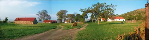  ?? (Courtesy of V Berger) ?? ■ The Rorke’s Drift battlefiel­d as it appears today. Though the original buildings at Rorke’s Drift were destroyed after the battle, a museum stands at the site today.