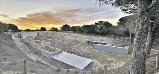  ?? Foto: Rathaus ?? Der Sand des Gebiets sorgte für den herausrage­nden Zustand der tausendjäh­rigen Gemäuer.