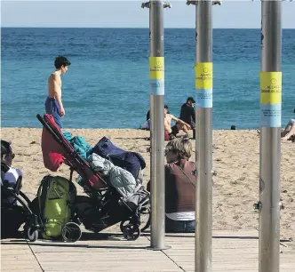  ?? AYTO.. BCN. ?? Las duchas y los lavapies de las playas estarán cerrados durante toda la temporada.