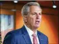  ?? AP ?? House Minority Leader Kevin McCarthy, R-Calif., criticizes Democrats on immigratio­n policy.