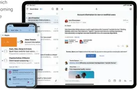  ??  ?? Smart Inbox offers a unified view of all email accounts and only the most important messages.