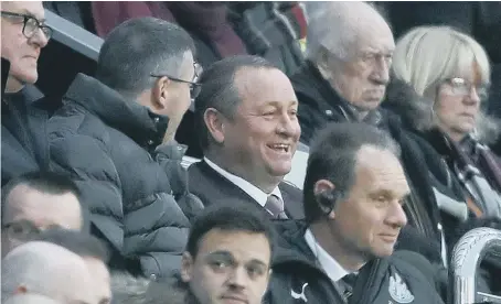  ??  ?? Newcastle owner Mike Ashley looks on at St James’s Park on Saturday.