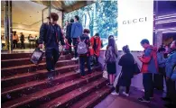  ?? Bloomberg ?? the asia-Pacific region accounts for more than a third of Gucci’s annual revenue. —