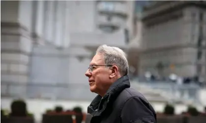  ?? Photograph: Brendan McDermid/Reuters ?? Wayne LaPierre outside court in New York in January.