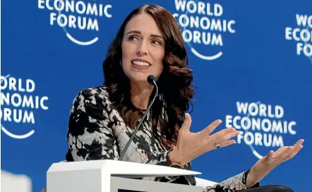  ?? AP ?? Jacinda Ardern has talked the talk on the internatio­nal stage. Now she needs to walk the walk in domestic policy.