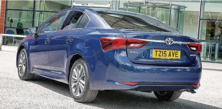  ??  ?? ●» The Toyota Avensis 2015 facelift model will be on our roads for many years