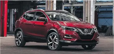  ??  ?? The 2020 Nissan Qashqai’s exterior will help differenti­ate it from the larger Rogue.