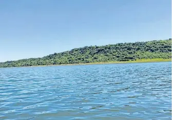  ?? CORTESÍA: CPC ?? La presa Calderón, en Zapotlanej­o, luce su recuperaci­ón.