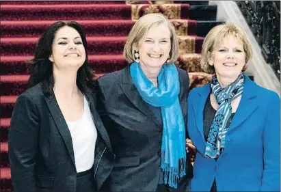  ?? NIKLAS HALLEN / AFP ?? Allen, Wollaston y Soubry, las diputadas conservado­ras que dejan el partido