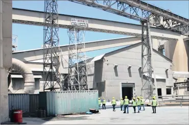  ?? PHOTO: SUPPLIED ?? PPC’s Hercules plant in Pretoria helps monitor electricit­y consumptio­n and production levels, in order to plan production around peak times and minimise power usage.