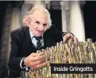  ??  ?? Inside Gringotts