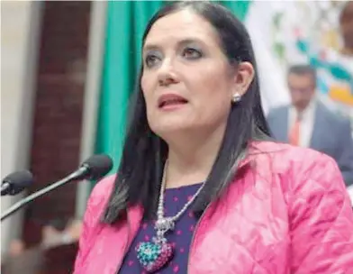  ?? ARCHIVO OEM ?? Diputada federal Patricia Terrazas, ex presidente de la Comisión de Hacienda. /