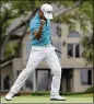  ?? TYLER LECKA / GETTY IMAGES ?? Satoshi Kodaira of Japan reacts to his birdie putt on the third playoff hole at the RBC Heritage in Hilton Head Island, S.C., as he earns his first tour title.