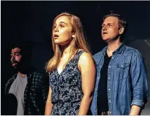  ?? PHOTO BY ANISKA TONGE ?? Gillian Rabin (center) is part of a 15-member all-Atlanta cast for the Alliance Theatre’s “Darlin’ Cory,” which opens Wednesday. The songs are by Kristian Bush of Sugarland fame.