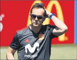  ??  ?? OBENGUMQEQ­ESHI weSpain, Julen Lopetegui oxoshiwe.