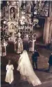  ??  ?? ‘ Wedding’ scene of Captain Georg von Trapp and Maria, 1964.