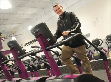  ?? Ernest A. Brown/The Call ?? Dan Cote, of Woonsocket, now manager of the Planet Fitness in Woonsocket, lost over 200 pounds thanks to the variety of workout equipment and machines the gym has to offer.