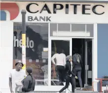  ?? SIMPHIWE MBOKAZI African News Agency (ANA)
| ?? CAPITEC bank in Wynberg, Johannesbu­rg, is already well establishe­d in South Africa.