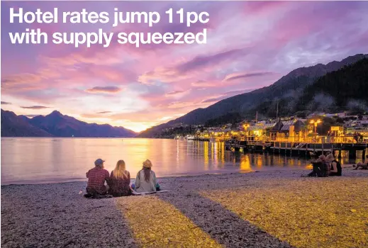  ??  ?? Queenstown was the fastest growing market last year with revenue per available room growing at 16.1 per cent.