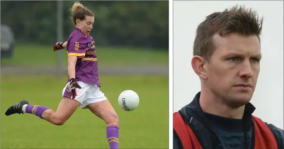  ??  ?? Fiona Rochford accounted for all three Wexford points from frees. Manager Anthony Masterson has Clare in his sights next.