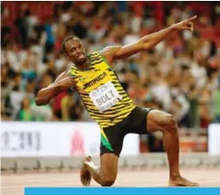  ??  ?? Usain Bolt