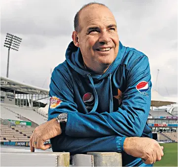  ??  ?? Rich inheritanc­e: Mickey Arthur says he is thrilled with the talent he is working with in the Pakistan squad