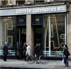  ??  ?? The CCA on Sauchiehal­l Street has been given a cash boost