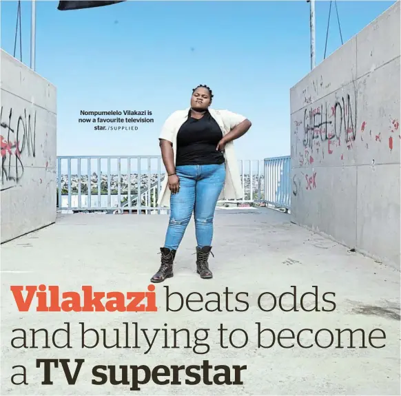  ?? /SUPPLIED ?? Nompumelel­o Vilakazi is now a favourite television star.