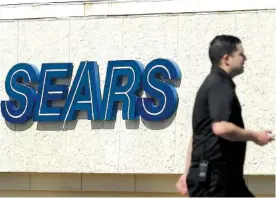  ?? ASSOCIATED PRESS FILE PHOTO ?? Sears is closing another 72 stores after reporting first-quarter losses and plunging sales. The struggling retailer said Thursday it has identified about 100 stores that are no longer turning profits, and 72 of those locations will be shuttered soon.